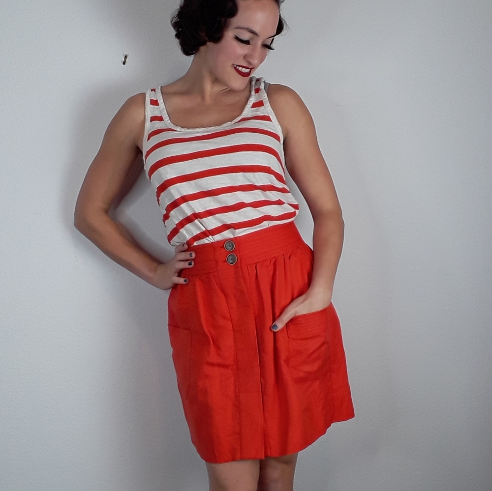 J. Crew Linen Skirt